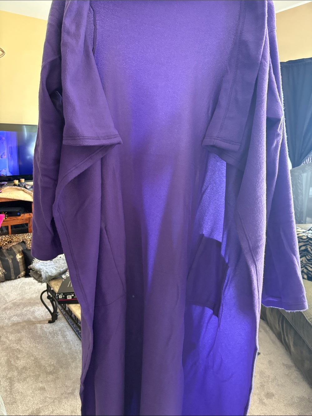 Purple Women's Open-Front Snuggie